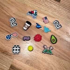 Assorted Crocs Jibbitz 14pcs